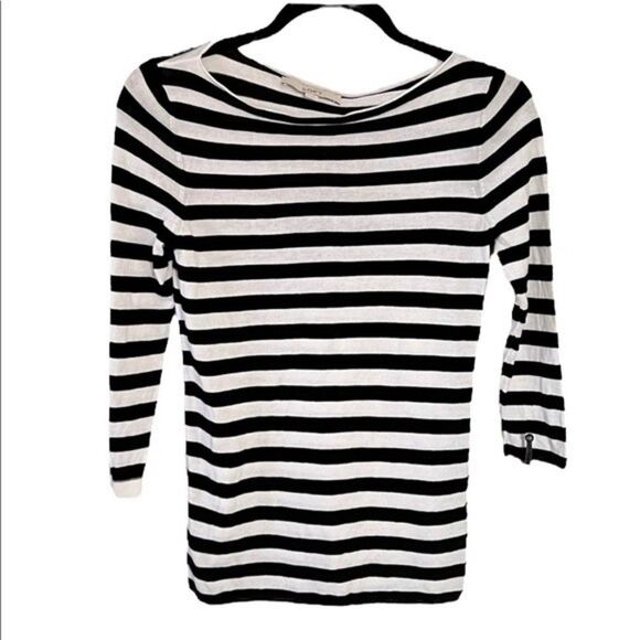 Loft Sweater Striped Boat Neck Lightweight XS #French #Preppy #Minimal - Picture 1 of 11